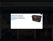 Tablet Screenshot of chesterton.com.pl